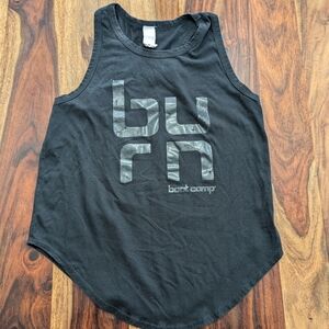 Black Burn Boot Camp Tank Top